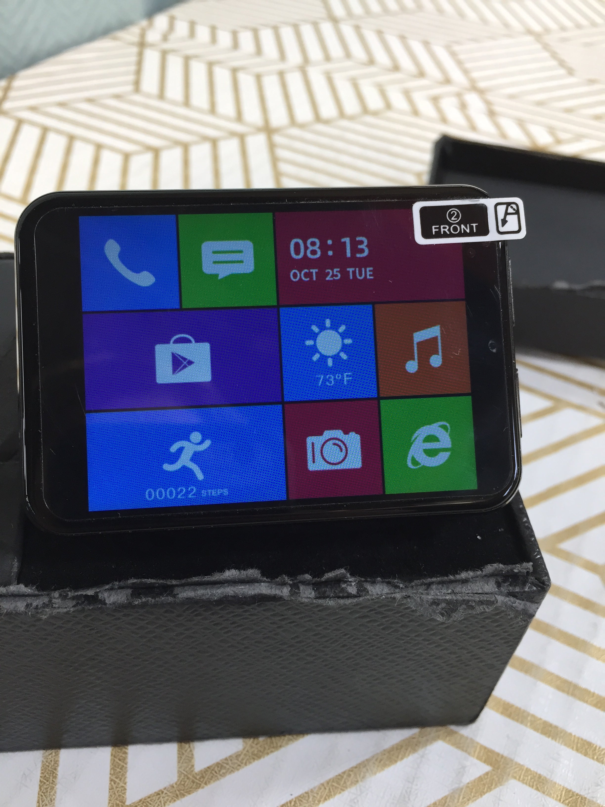 TICWRIS MAX Android Smartwatch with Touchscreen 2.86 Inches - Black (7942748766446)